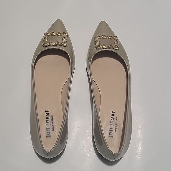 Jon Josef Pointed Toe Flats with Buckle - Picture 5 of 16